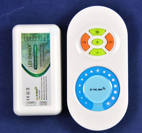 (image for) 12Key Infrared LED Dimmer 6A 12V-24V Mini RF Wireless Single Color LED Remote Controller for 3528 5050 5630 LED Strip Light